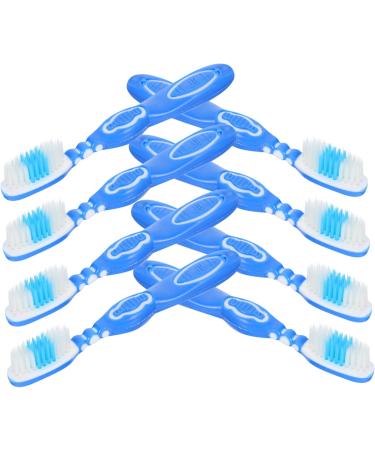 Minkissy 40-Piece Portable Toothbrush Set - Mini Soft Nylon Travel Accessories - Tooth Cleaning Tools - Blue - Perfect for International Shipping - Buy Online on GoSupps.com