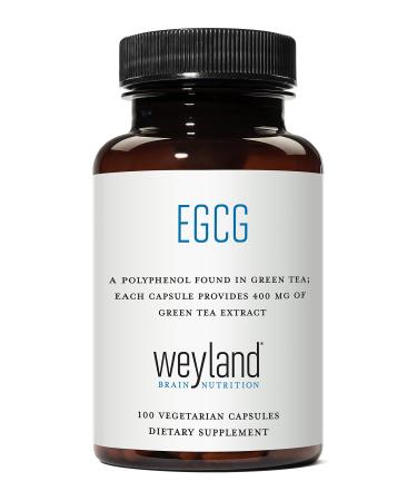 Weyland: EGCG from Green Tea Extract, 400 mg (100 Vegetarian Capsules) - Buy Online on GoSupps.com