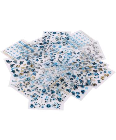 Nail Sticker Decal 3D Indigo Manicure Sticker Useful Processed - Buy Online on GoSupps.com