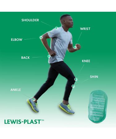 Lewis-Plast Premium Hot & Cold Reusable Gel Pack Compress Wrap with Sleeve - Ice Heat Packs for Knee Back Shoulder Ankle and Neck Injury- Cramps Migraine Toothache Bruises Lumbar Sciatica Pain - Buy Online on GoSupps.com