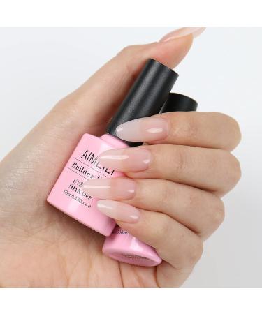 AIMEILI Clear Building Nail Gel Builder Base - Nail Repair and Extension Strengthening Gel - Buy Online on GoSupps.com