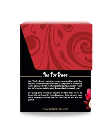 Buddha Teas Organic Ginger Root Tea - USDA Organic, OU Kosher, 18 Bleach-Free Bags - Buy Online on GoSupps.com