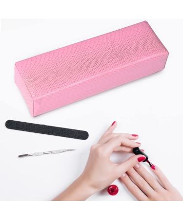 Merterfly Nail Armrest Pillow for Acrylic Nails - Easy to Clean PU Leather Hand Rest for Nail Tech - Black - Buy Online on GoSupps.com