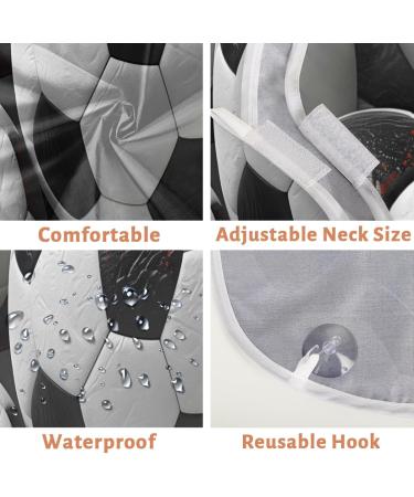 Soccer Ball Beard Bib Apron - Men's Beard Hair Catcher for Shaving | Perfect Father's Day & Christmas Gift for Dad & Husband - Buy Online on GoSupps.com