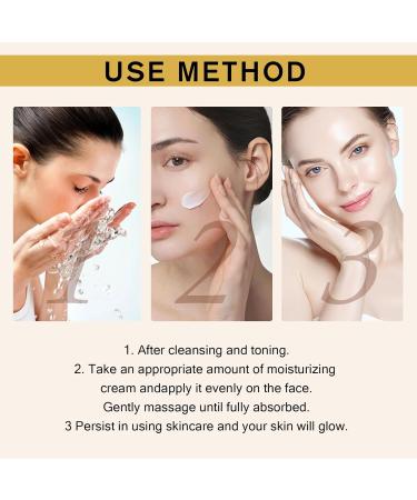 Rice Raw Pulp Face Cream Anti Aging Face Cream Face Moisturiser Brightening Face Cream Skin Tightening Cream for Face Anti Wrinkle High Firming & Deep Nourishing Smooth Elasticity - Buy Online on GoSupps.com