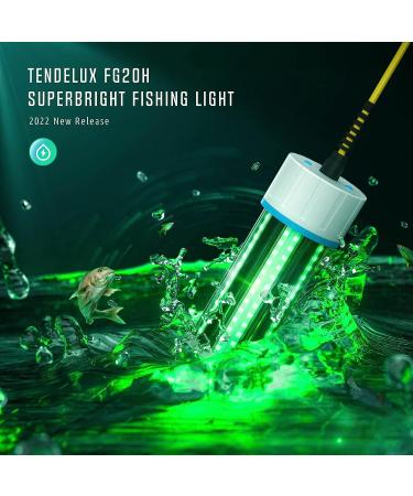 Tendelux Underwater Fishing Light - Super Bright Green LED Submersible Light for Docks, Boats, Kayaks - IP68 Rated - 110V / 30ft Cable - Buy Online on GoSupps.com