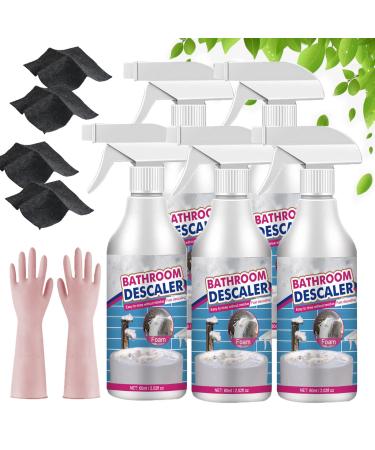 KCRPM Stubborn Stains Cleaner Bubble Cleaner All Purpose Stain Remover All Purpose Bubble Cleaner Foam Spray Bathroom Descaler Spray - Rinse-Free Cleaning Spray (5Pcs)