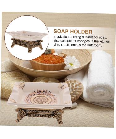 Ciieeo 3pcs Vintage Ceramic Soap Dish Retro Decor Comestic Holder Ceramic Bar Soap Dish Toilet Soap Holder Soap Keeper Soap Holder Dish Vanities Soap Plate Storage Rack Ceramics Portable - Buy Online on GoSupps.com