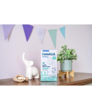 Navage Baby Micro-Mist Saline Inhaler - Saline Nasal Spray for Congestion Relief - Pediatrician Endorsed Baby Nasal Spray w/Mask & Quiet, Continuous Mist (2.8 oz) - Buy Online on GoSupps.com