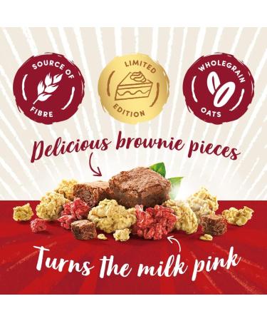 Jordans Country Crisp Red Velvet Ltd Ed | Breakfast Cereal | Vegetarian | 6 PACKS of 400g Red Velvet 400G (Pack of 6) - Buy Online on GoSupps.com