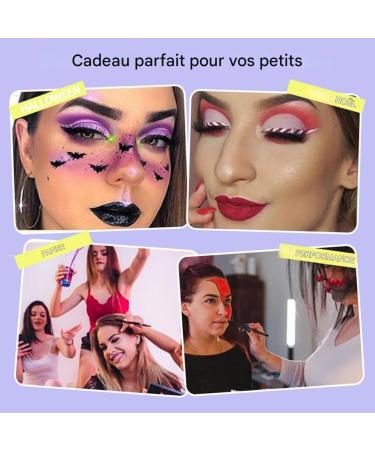 Face Paint | Body Paint Washable Stain-Resistant Makeup with Markers and Brushes 12 Grids for Adults Parties Halloween Festivals Theater - Buy Online on GoSupps.com