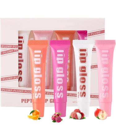 Lip Balm Moisturizing SetLip Jam Moisturizing Lip Gloss 4X Natural Plumping Lip Butter Balm with Fruity Flavor10ml Lightweight and Transparent Natural Plumping Lip Butter Balm - Buy Online on GoSupps.com