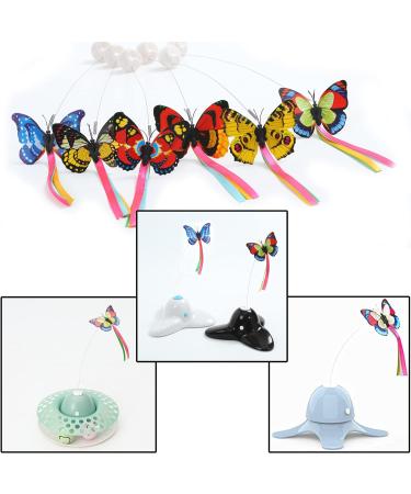 Vealind Interactive Cat Toy with Rotating Butterfly | Indoor Cat Teaser Toy - Buy Online on GoSupps.com