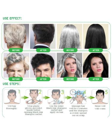 Cutelove Black Hair Dye - Fast & Long-Lasting Hair Color for Men and Women - 25mlx10 Packs - Buy Online on GoSupps.com