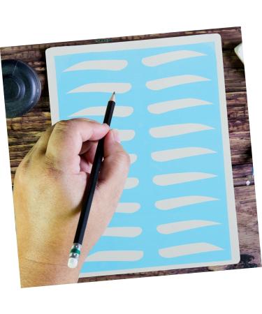 Housoutil 8 Pairs Eyebrow Makeup Tool Card Eyebrow Training Tool Eyebrow Practice Skin Material Unibrow - Buy Online on GoSupps.com