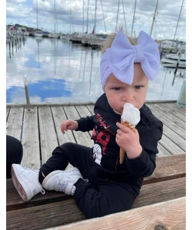 ROYAL ICON Baby Headbands - Luxuriously Soft Baby Bows for Girls (Pattern 8) - Buy Online on GoSupps.com