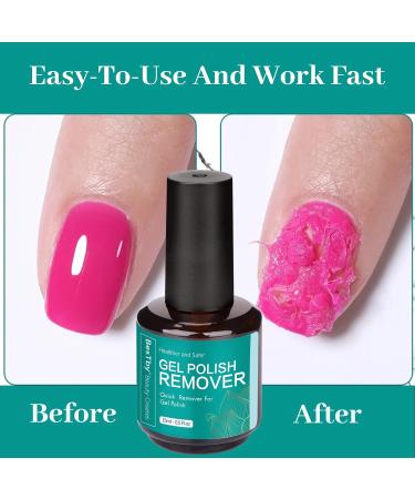 Buy Gel Nail Polish Remover (2 Packs 15ML) Fast & Easy Removal with Liquid Latex Tape | Professional Gel Polish Remover Tools - Buy Online on GoSupps.com