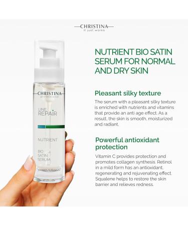 Bio Satin Serum from Line Repair NUTRIENT by CHRISTINA Professional - Buy Online on GoSupps.com