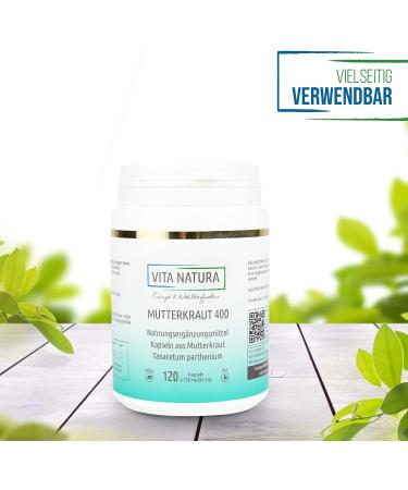 Vita Natura Maternity Herb 400 - Organic High-Dose Capsules - 120 Vegan Vegicaps - Made in Germany - Buy Online on GoSupps.com