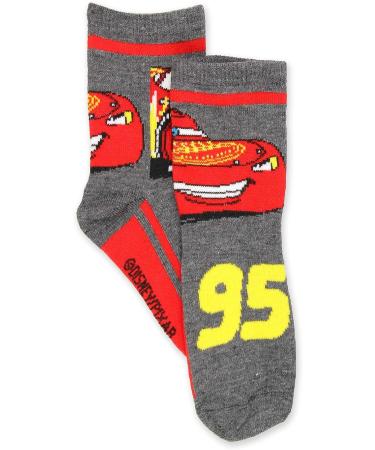 Disney Cars Boys Toddler Multi Pack Socks Set - Small Grey/Multi Crew - Buy Online on GoSupps.com