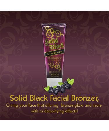 Millennium Tanning Solid Black Facial Bronzer 4 oz - Skin-Firming Face Tanning Lotion - Buy Online on GoSupps.com
