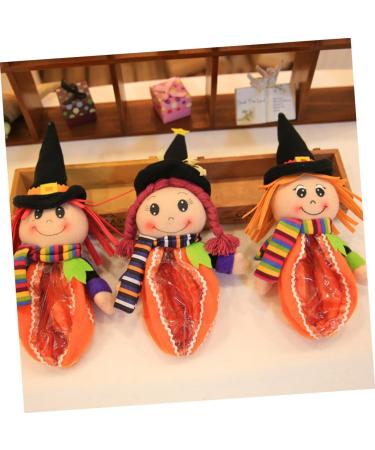 Healeved 2pcs Candy Bag Halloween Theme Pouch Halloween Party Favors Halloween Candy Kids Clear Bags for Favors Halloween Party Bags Halloween Party Favor Bags Gift Cloth Child The Witch - Buy Online on GoSupps.com