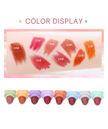 Mini Candy Lipstick Set - 8 Colors Matte Waterproof Moisturizing Makeup for Girls & Women - Long-Lasting Nonstick Cup - Buy Online on GoSupps.com