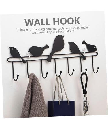 BUGUUYO Decorative Hook Sundry Door Hooks Clothes Hat Hook Wall Coat Hat Hooks Bathroom Door Iron Towel - Buy Online on GoSupps.com