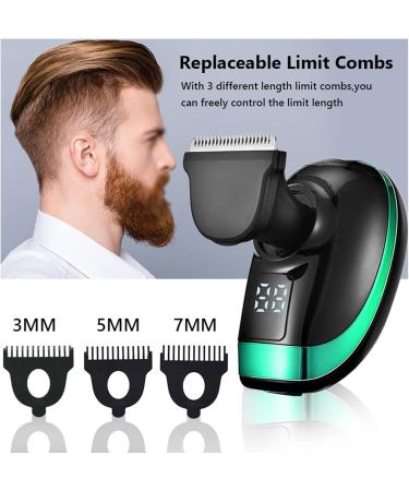 OUSIKA 5-in-1 Electric Shaver for Men | Rechargeable Razor with Floating Heads Hair Clipper Nose & Ear Trimmer Facial Cleaning Brush - International Shipping Available - Buy Online on GoSupps.com