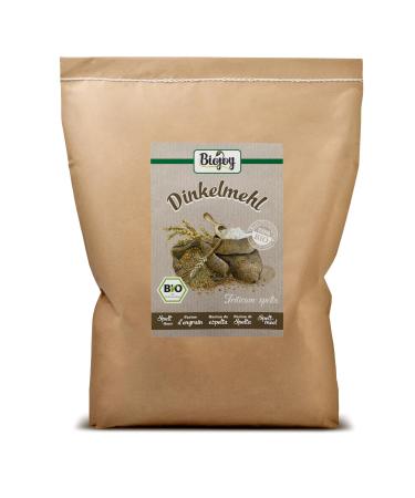 Biojoy Organic Spelt Flour (5 kg) natural and pure without additives