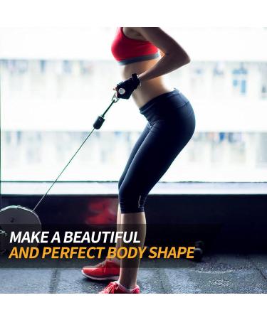 Himaly Resistance Bands Set 5 Heavy-Duty Tapes (100lbs/150lbs) with Handles & Ankle Straps for Strength Training Yoga and Pilates - Optimal for Resistance Training - Buy Online on GoSupps.com