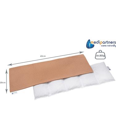Buy Medi Partners Cherry Core Pillow 60x20cm - Eco-Friendly 100% Cotton Waffle 5 Chambers for Cold & Warm Therapy Large Beige Pillow - Buy Online on GoSupps.com