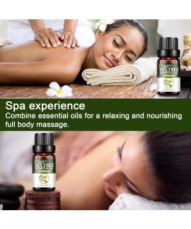 Eteslot 100% Pure Tea Tree Oil Natural Essential Oil for Skin Cell Activation Pore Shrinkage Aromatherapy & Diffuser - 10ml - Buy Online on GoSupps.com