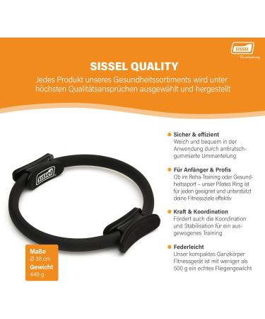 SISSEL Pilates Circle - Non-Slip Pilates Ring for Core Training - International Shipping Available - Buy Online on GoSupps.com