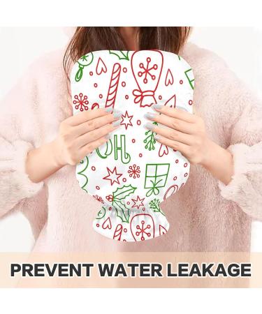 Christmas Snowflake Hot Water Bottle | 2L Pain Relief & Comfort for Pregnant Women - Buy Online on GoSupps.com