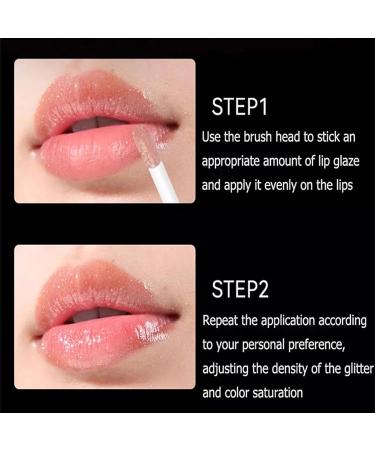 Shop 5 Colors Shimmery Glitter Lip Gloss Set - Plumping Hydrating Lip Glow Oil | High Shine Sparkling Lipstick Makeup - International Shipping Available - Buy Online on GoSupps.com