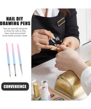 FRCOLOR Nail Art Salon Accessories Nails Brush Pen 16x0.8cm As Shown 1 - Buy Online on GoSupps.com