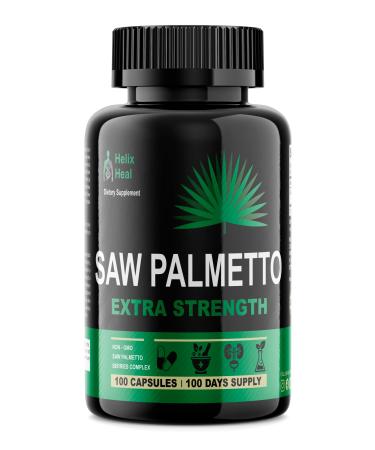 Saw Palmetto DHT Blocker Supplement - Support Prostate Health & Prevent Frequent Urination & Hair Loss + Promote Hair Growth Vitamins for Men & Women - Organic Beta Sitosterol 500mg