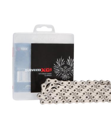 SRAM X01 Eagle Chain - 12-Speed 126 Links - Silver/Black - Buy Online on GoSupps.com
