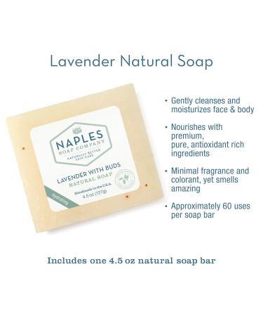 Naples Soap Company Cult Classics Collection Gift Set | Eco-Friendly Natural Soap Body Butter Sea Salt Scrub Shampoo & Conditioner Bars | Lavender | Cruelty-Free No Parabens or Silicones - Buy Online on GoSupps.com