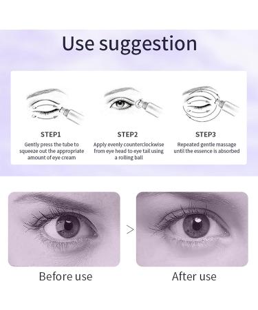 Roller Eye Cream Anti Aging - Eye Cream for Dark Circles and Puffy Eyes - Roll-on Eye Bags Remover - Moisture Hydrate Under Eye Contour Skin - Smooth Tender Anti Wrinkle - Firm Lift Restore Radiance - Buy Online on GoSupps.com