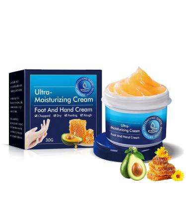 Moisturizing Foot Cream Beeswax Cracked Heel Repair Cream Foot Moisturiser Cream with Shea Butter Feet Hard Skin Remover Foot Callus Remover Relieving Chapped Heels and Rough Feet for Hand & Foot