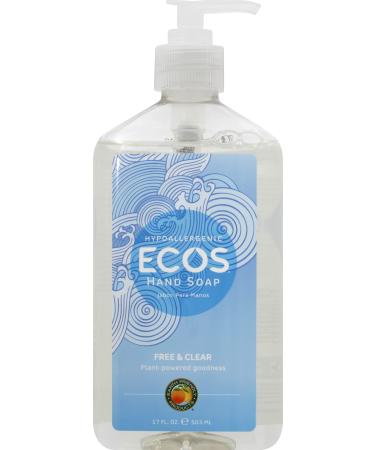 ECOS Free And Clear Hand Soap  17 OZ