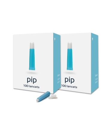 Pip Lancets - 200 Count Value Pack - 30G x 1.0MM - Blue