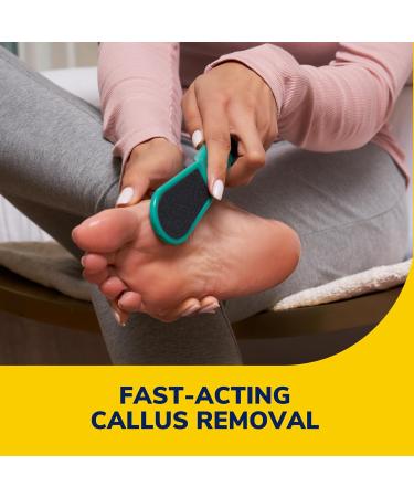 Dr. Scholl's Fast Acting Callus Remover Gel Kit | Smooth Soft Feet & Hard Skin Removal | Salon Professional Formula - Mess Free Exfoliating Foot File Included - Buy Online on GoSupps.com