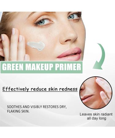 Pore Minimizer Green Colour Corrector Primer for Mature Skin - Reduce Redness & Smooth Tone | Natural Makeup Base for Poreless, Oil-Controlled Foundation - Buy Online on GoSupps.com
