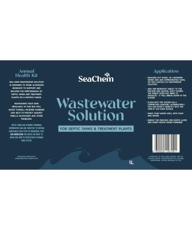 Sea-Chem Annual Health Kit for Maintaining Healthy Septic Tanks and Water Treatment Plants - Buy Online on GoSupps.com