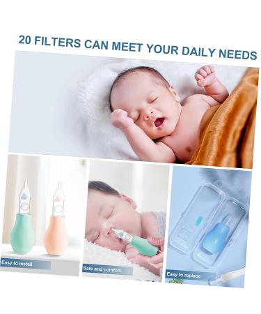 Healeved 20pcs Nasal Aspirator Sponge Set for Infants - Nasal Aspirator for Kids with Hygiene Filter Refills - Buy Online on GoSupps.com