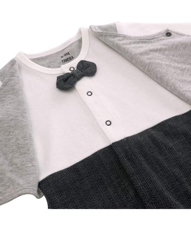 Famuka Baby Boy Grey Suit Baptism Wedding Party Outfit | 0-3 Months - Buy Online on GoSupps.com