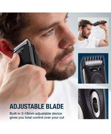 Carmen C81104 Signature Men s Hair Clipper with Adjustable Cutting Lengths & Cordless Operation Black - Buy Online on GoSupps.com